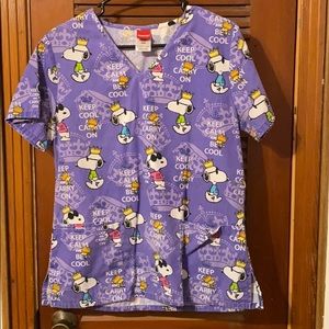 Snoopy scrub top